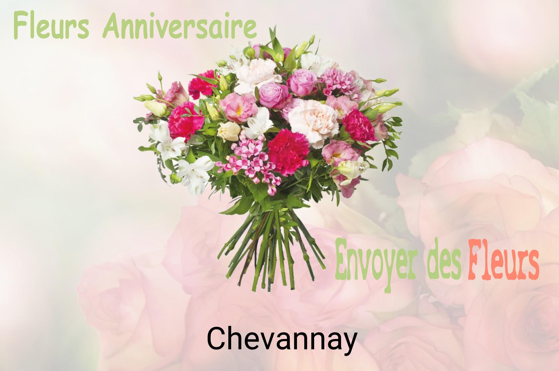 Bouquet de fleurs d’anniversaire livré à Chevannay